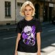 Olive Anime Graphic T-Shirt Featuring Killua Zoldyck