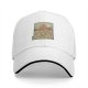 Black Baseball Cap With Retro Desert Pyramid Landscape Print