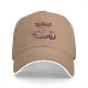 Black baseball cap with Christmas cat 'All I need for Christmas is food' print