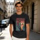 Olive T-Shirt With Funny Pizza Slice Scream Art Print