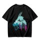Olive T-Shirt With Spirited Away Dragon Silhouette Artwork