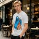 Olive T-shirt with Cookie Monster covering gingerbread man’s eyes