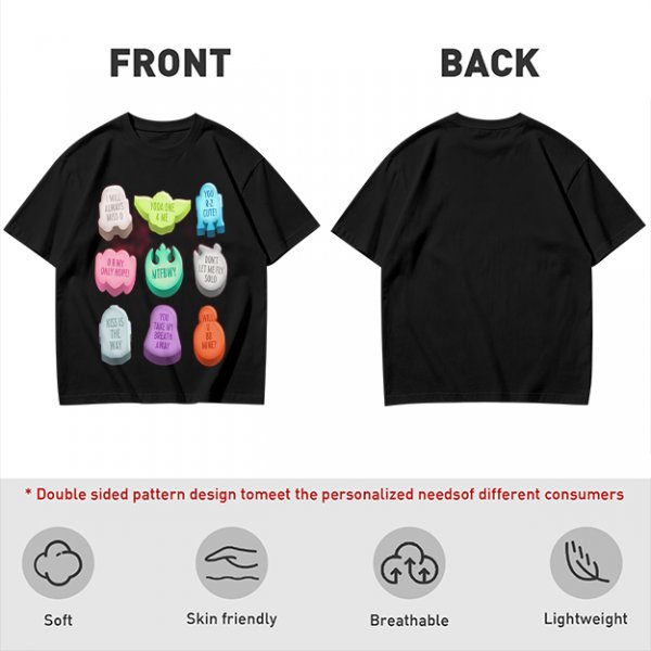 Star Wars Conversation Hearts Graphic Tee
