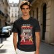 Olive T-shirt with Fast Food Themed Street Fighter Style Fight Artwork