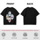 Olive T-Shirt With Golden Girls Ninja Turtle Masks Graphic