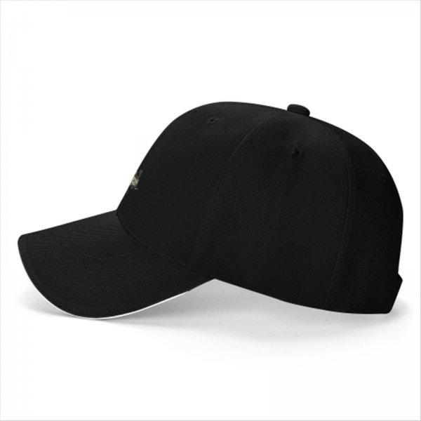 Black Baseball Cap With Christmas Tree And Gifts Festive Design