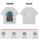 Olive Graphic T-Shirt With 'You Go Outdoors I Have Pizza And Movies' Print