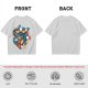 Olive T-Shirt With Cute Cats On A Rubik's Cube Graphic