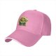 Black Baseball Cap With Goofy Green Slime Monster Print