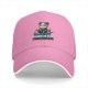 Black baseball cap with panda graphic and 'Sleep is for the dead' text