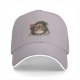 Black baseball cap with Christmas Totoro bus stop print