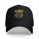 Black baseball cap with Marvin dead face graphic print
