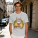 Totoro in Yellow Cardigan with Catbus Graphic T-Shirt
