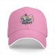 Black Baseball Cap With Anime Pirate Ship Graphic