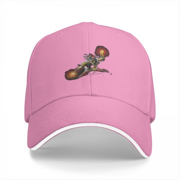 Black Baseball Cap With Flying Superhero Jet Pack Graphic