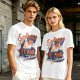 Olive T-Shirt with 'Embrace the Cat Hair It's Everywhere' Cat Graphic