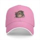 Black baseball cap with Christmas Totoro bus stop print