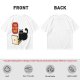 Black cat typing on laptop with 'Purr My Last Email' graphic t-shirt