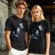 Olive T-Shirt With Rock Paper Scissors Cartoon Characters
