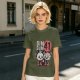 Olive Graphic T-Shirt with Dim Sum 41 Cartoon Characters