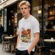 Olive T-Shirt Featuring The Giant Cat Crab From Outer Space Graphic