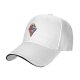 Black Baseball Cap With Melting Skull Ice Cream Cone Graphic