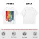 Dungeons and Dragons Polyhedral Dice Rainbow Graphic T-Shirt