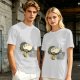 Olive T-shirt with Sleeping Totoro and Crossover Anime Characters Print