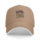 Black baseball cap with Bloody Burger monster graphic print
