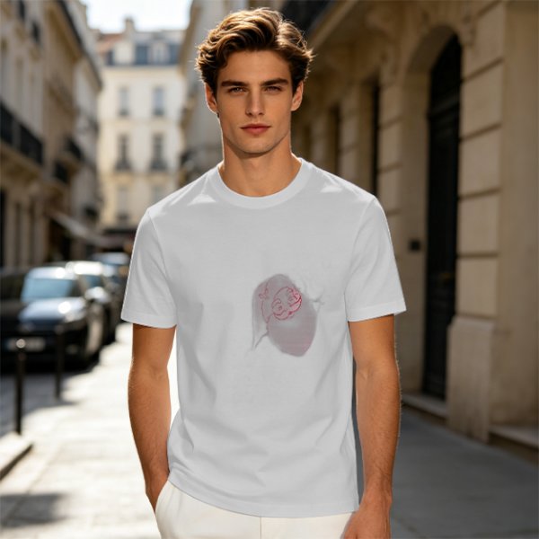 Olive Green T-Shirt With Cute Seal Print