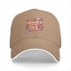 Black Baseball Cap with Cute Kawaii Supermarket Graphic Print