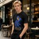 Olive T-Shirt Featuring Skeletor Lord of Destruction Graphic