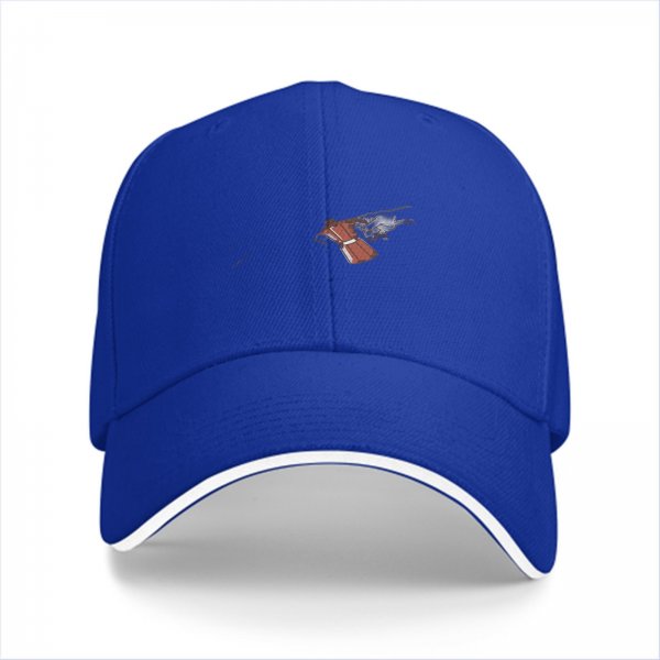 Black Baseball Cap With Detailed Pistol Graphic Design