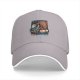 Black Baseball Cap With I Love Camping Jason Voorhees Horror Print