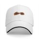Black Baseball Cap With Dachshund Infinity Design
