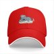 Black baseball cap with sleeping koala and 'nap' graphic