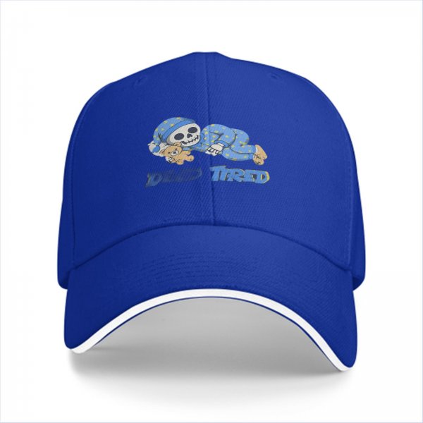 Dead Tired Sleeping Skeleton Baseball Cap
