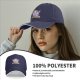 Black baseball cap with funny cloud rainbow storm graphic