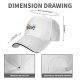 Black baseball cap with cute punctuation characters and speech bubbles