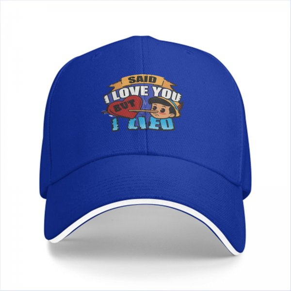 I Said I Love You But I Lied Pinocchio Graphic Cap