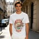 Olive Ramen Club Graphic T-Shirt with Noodle Bowl Art
