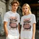 Olive green t-shirt with 'Humans? Whatever. Cats? Forever!' print