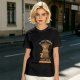 Olive t-shirt with coffee moka pot mouse shop graphic and coffee love quote