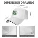 Black baseball cap with tiny drinks soda and alien graphic print