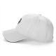 Black baseball cap with forest spirit creature graphic print