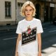 Olive green t-shirt with sarcasm genuine talent unfiltered mocking beer print