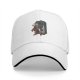 Black Baseball Cap With Superman TARDIS Graphic Print