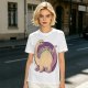 Olive T-Shirt with Cute Brontosaurus Taco Dinosaur Graphic