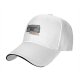 Black Baseball Cap with Retro Boombox and Cassette Print