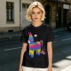 Oops Donkey Pinata Graphic Olive Green T-Shirt